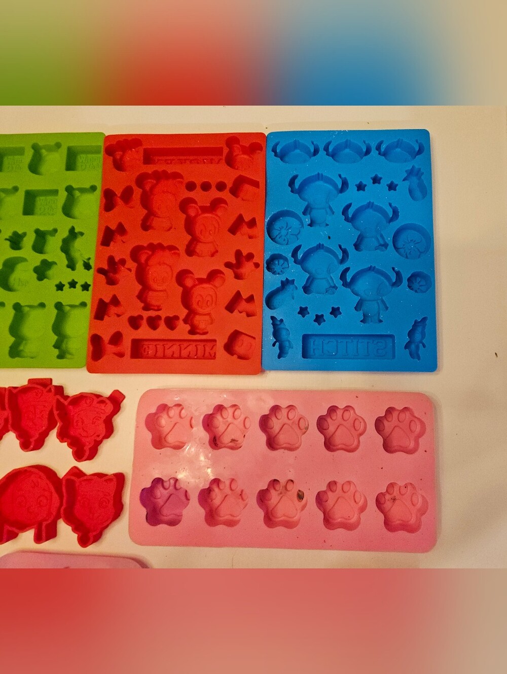 Assorted Disney, Paw Patrol, Bluey Silicone Molds - Picture 5 of 5